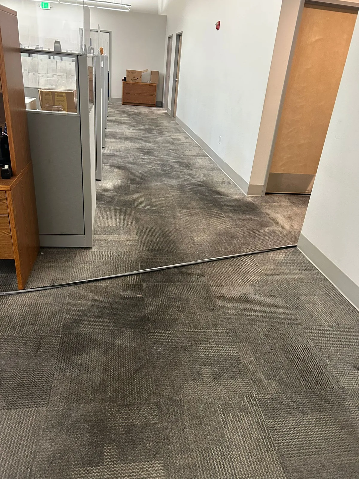 Surface before professional cleaning