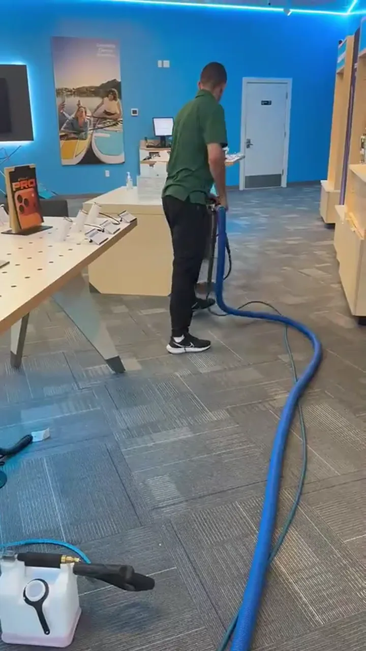 AT&T store carpet cleaning in Seattle