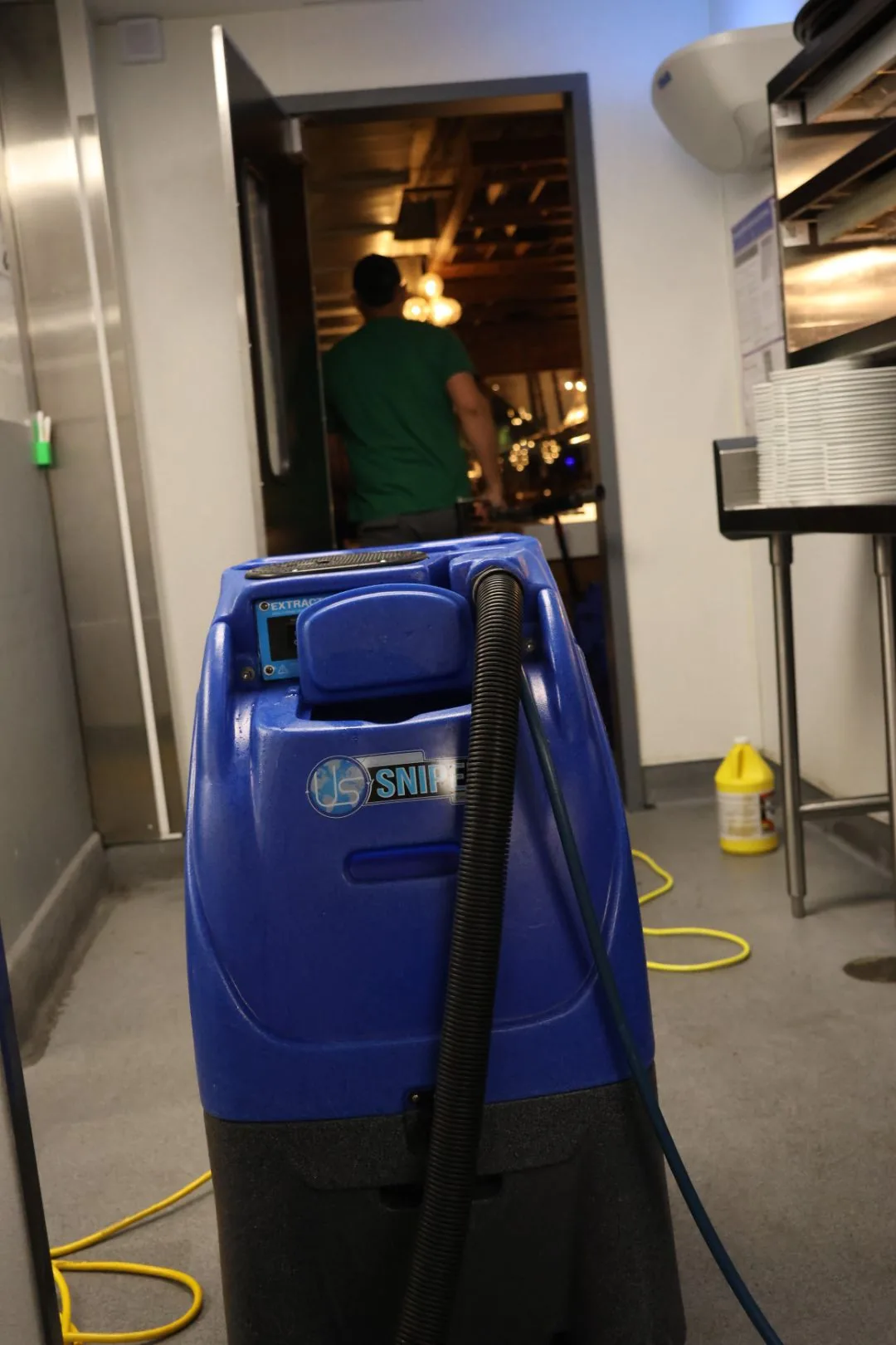 Professional floor machine service at Fogo de Chão