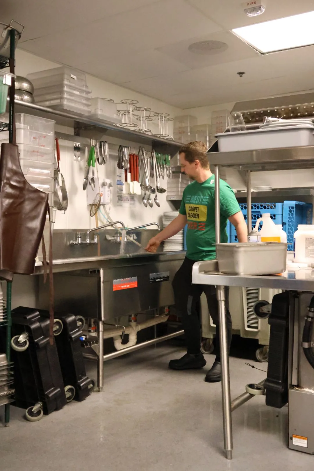 Fogo de Chão kitchen floor care